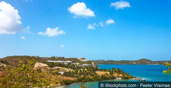 Caribbean view. Nonsuch Bay, Antigua & Barbuda, Buying Real Estate in Antigua and Barbuda