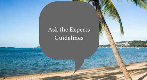 Ask the Experts Guidelines
