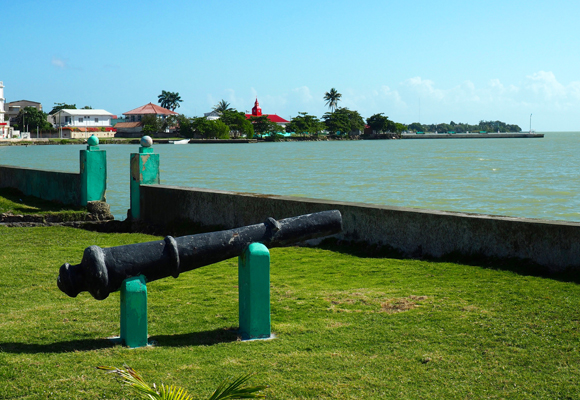 Slide1 - Corozal - View of Town from South
