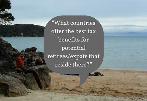 What countries offer the best tax benefits for potential retirees/expats that reside there?