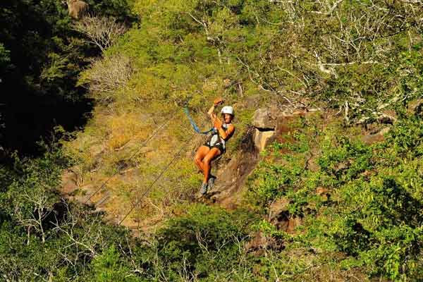 Zip-lining