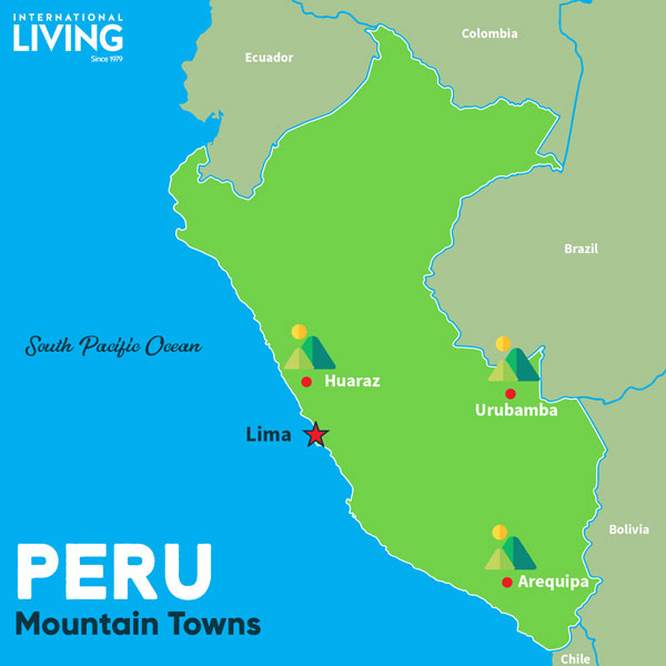 Mountains In Peru Map Maps Of Peru: Best Beachside And Mountain Towns - International Living