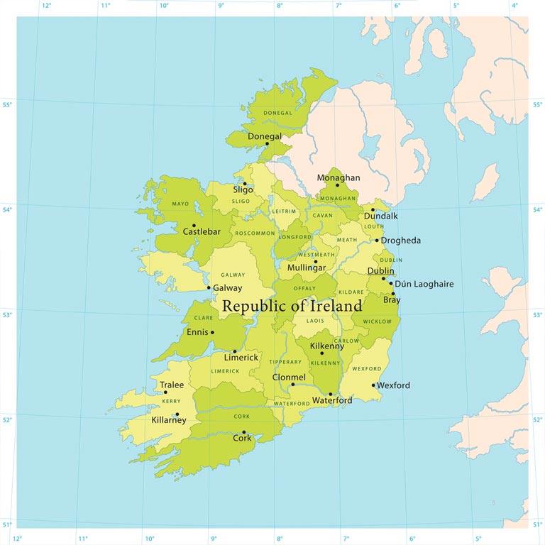 Where is Ireland: An Overview of Ireland's Regions and Counties - IL