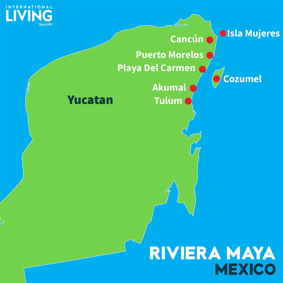 Riviera Maya, Mexico: Retiring, Cost Of Living, Things To Do & Map Of - IL