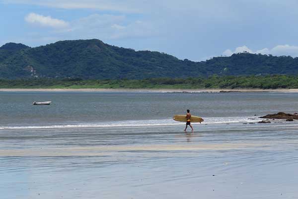 Surfing in Tamarindo