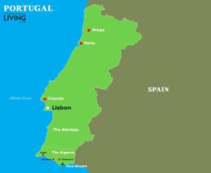 Where is Portugal? A Map of Portugal & Popular Area's