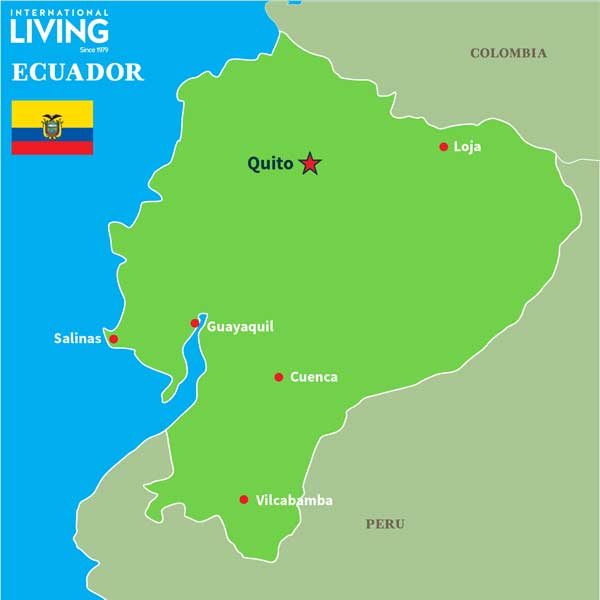 Image result for ecuador map