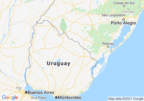 Placeholder image for map of Uruguay