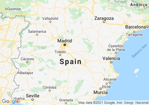 Placeholder image for map of Spain