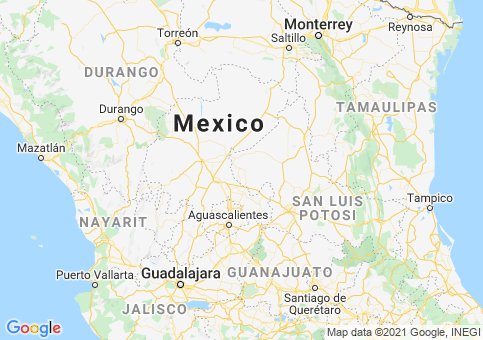 Placeholder image for map of Mexico