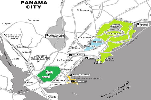 Panama City Real Estate Map 