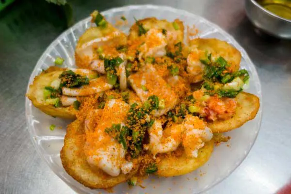 Feast on Delicious Little Shrimp Crepes