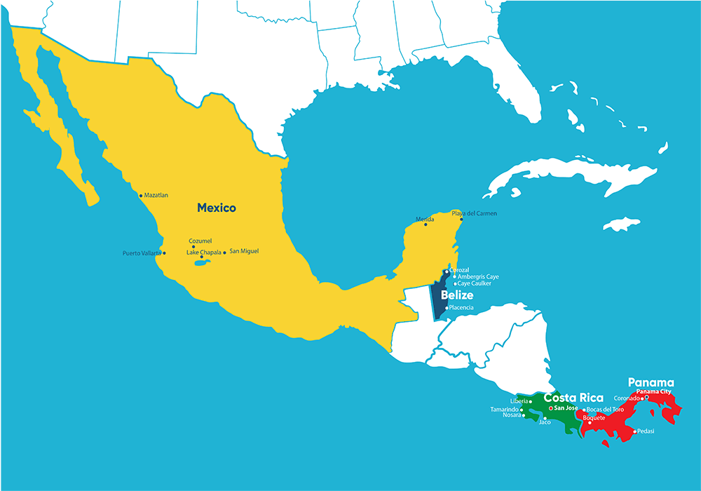 Mexico And Central America 