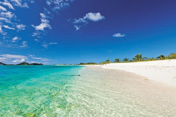 Even close up, the white sands and clear waters of Grenada are 100% Caribbean dreamscapes