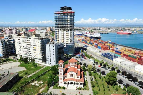 The port city of Durrës