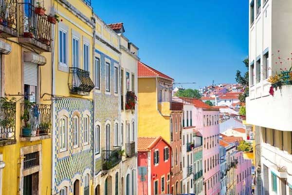 Lisbon's colorful streets are incredible photogenic