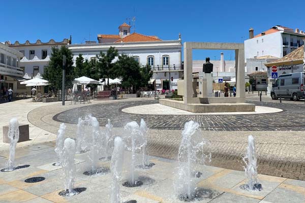 The main square in Sao Bras