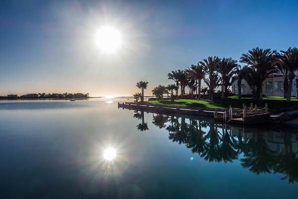 The Bauches spent time in this villa by the Red Sea in El Gouna, Egypt